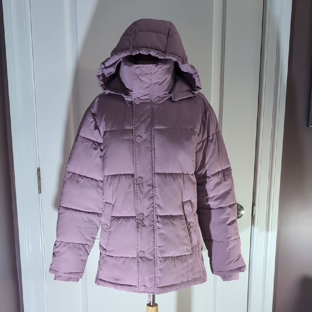 Universal Standard Size 2-4 Rainier Hooded Puffer in Lilac